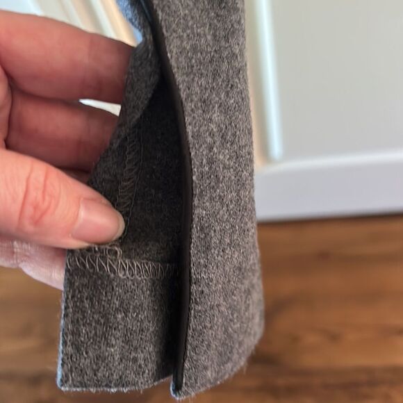 Smythe wool grey piped with black up sides slit hems 2 - Picture 6 of 10